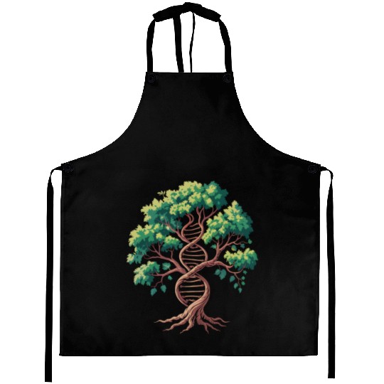 Tree of Life with DNA Spiral Aprons