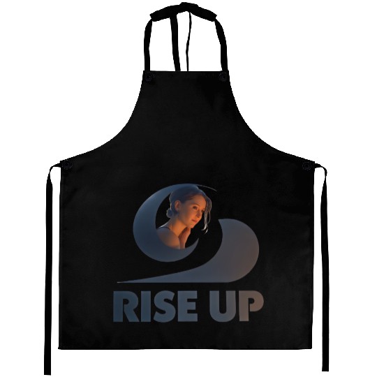 Celestial Woman and Wave Logo Aprons