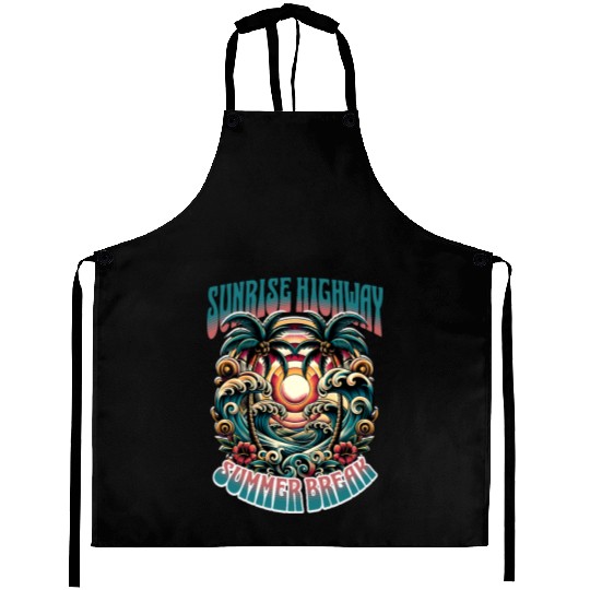 Sunrise Highway Summer Break Design Aprons