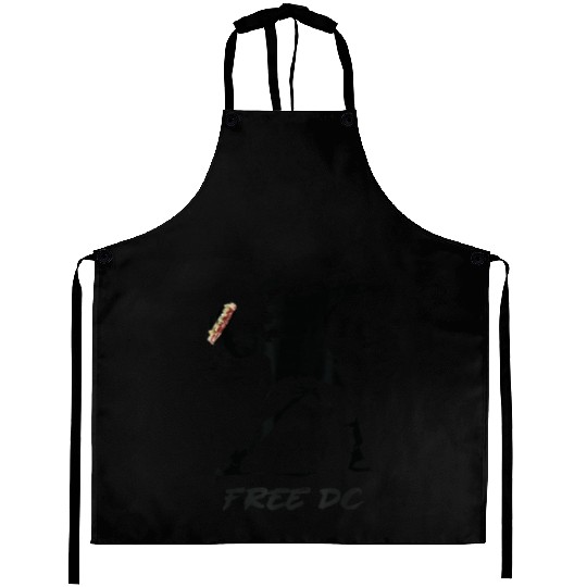 Free DC Sandwich Guy Banksy Style Street Art Aprons