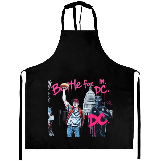 Free DC Sandwich Guy Banksy Style Street Art Aprons
