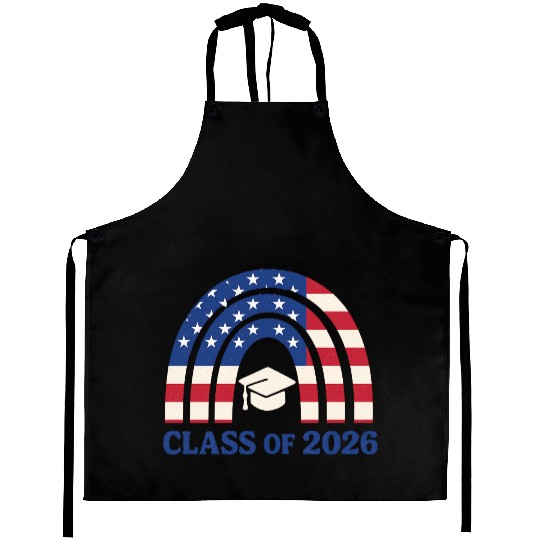 Senior 2026 | Graduation Class of 2026 Blue Design Aprons