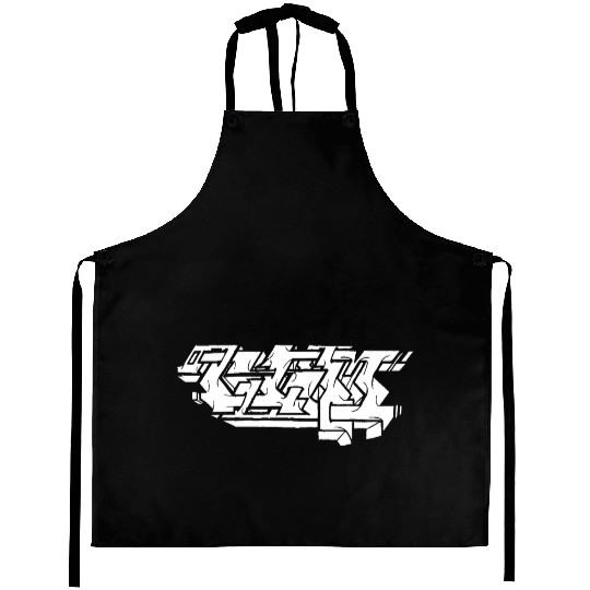Graffiti Piece - White Aprons
