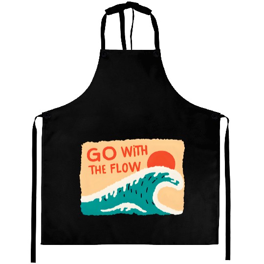 Sunset Wave Inspirational Design Aprons