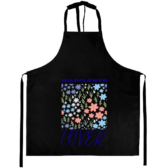 Wildflower Lover Floral Design Aprons