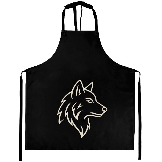 Wolf Head | Men’s Graphic Aprons