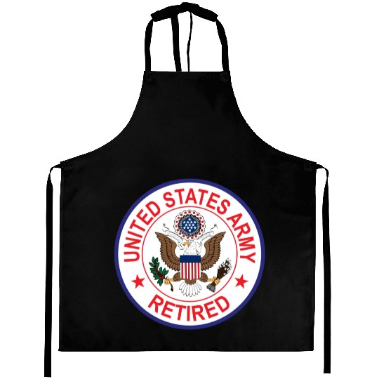 Army Retired Aprons