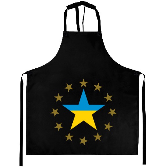 Ukraine & Stars Aprons