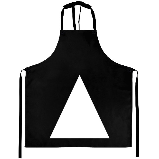 White Triangle Aprons