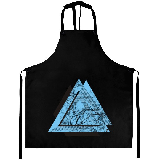 AD triangle black Aprons