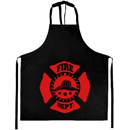 Fire Brigade logo symbol design Aprons
