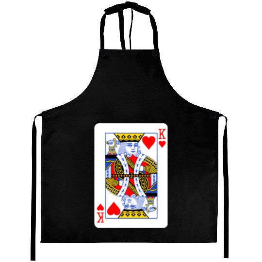 King Of Hearts Couple Aprons