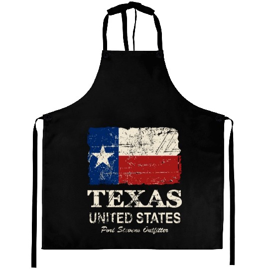 Texas Flag - Vintage Look Aprons