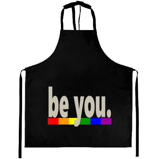 Gay Pride Rainbow Flag be you Aprons