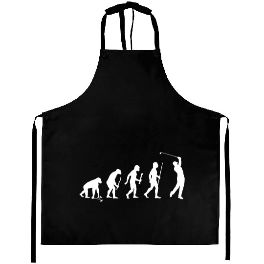 Evolution Man Golf Aprons
