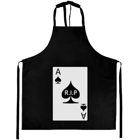 Rest in Peace Ace of Spades Aprons
