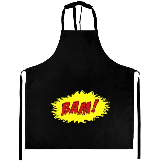 BAM! (Cartoon Comic style) Aprons