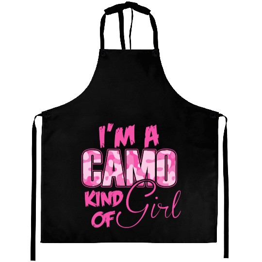 Camo - I'm a Camo kind of girl Aprons