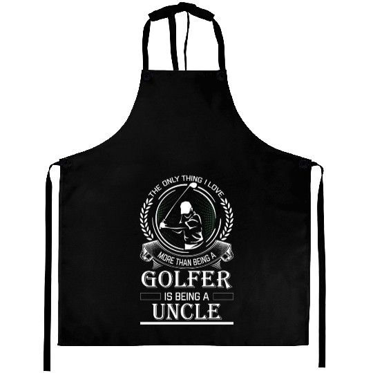 Golfer Uncle Aprons