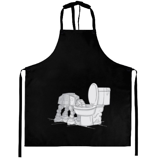 Funny Star Wars comic Aprons
