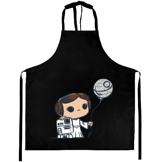Cute Star Wars kids comic Aprons