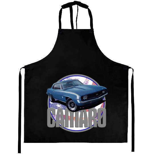 Bold Camaro in Blue Aprons