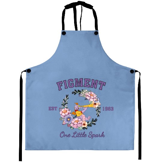 Discover Disney Figment Aprons, Purple Dragon Aprons, Figment Est 1983 Aprons