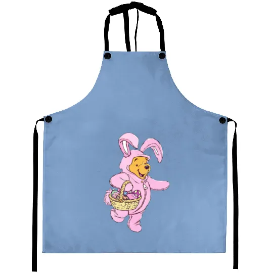 Easter Pooh Bear Aprons, Disney Easter Aprons