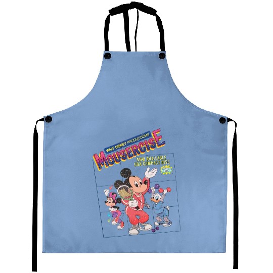 Vintage Disney Mousercise 90's Aprons