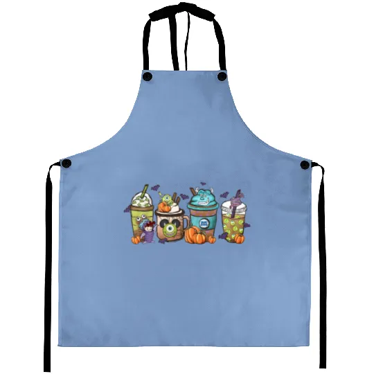 Disney Monsters Inc  Latte Aprons, Monsters Inc Coffee Aprons