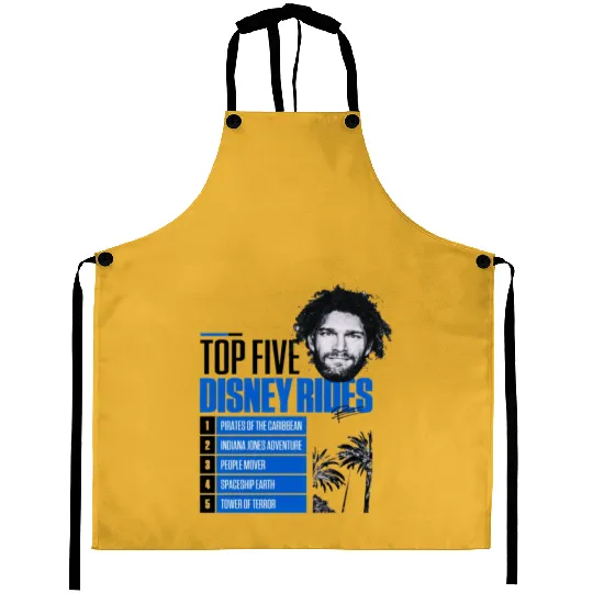 Discover Five Disney Rides Aprons
