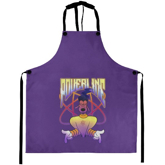 Disney A Goofy Movie Powerline Logo Portrait Aprons