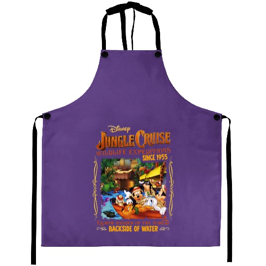 Vintage Jungle Cruise Disney Aprons, Disney Trip Aprons