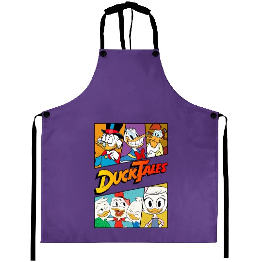 Vintage Disney Ducktales Group Panels Retro Ducktales Aprons