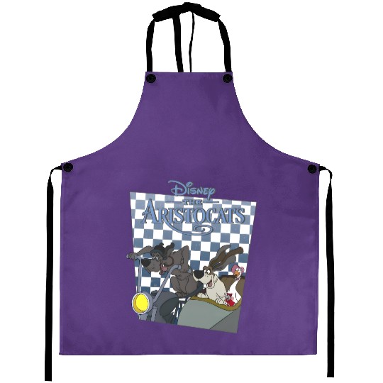 Disney Aristocats Checkerboard Poster Napoleon Lafayette Aprons