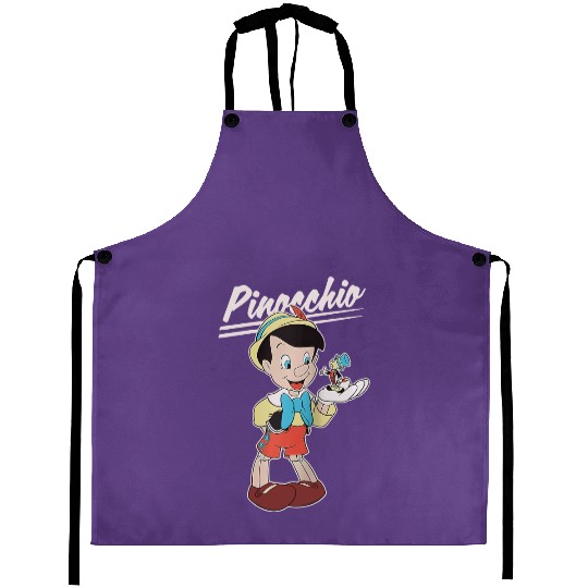 Retro Disney Pinocchio and Jiminy Cricket Aprons