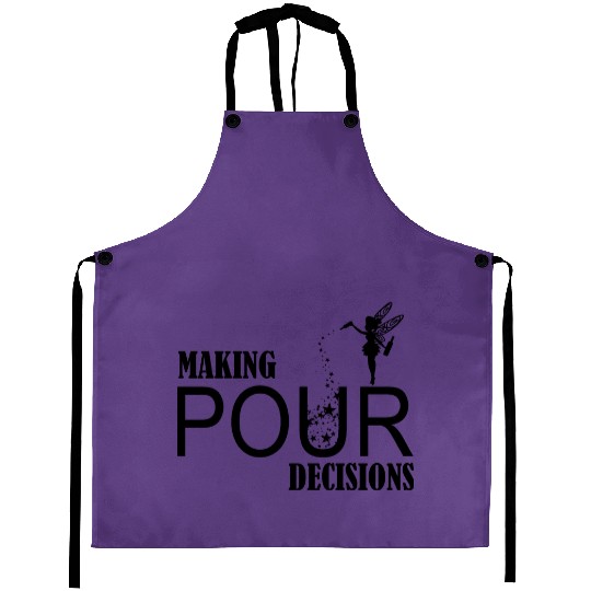 Making Pour Decision Aprons, Funny Disney Beer Aprons, Drinking Around The World Aprons