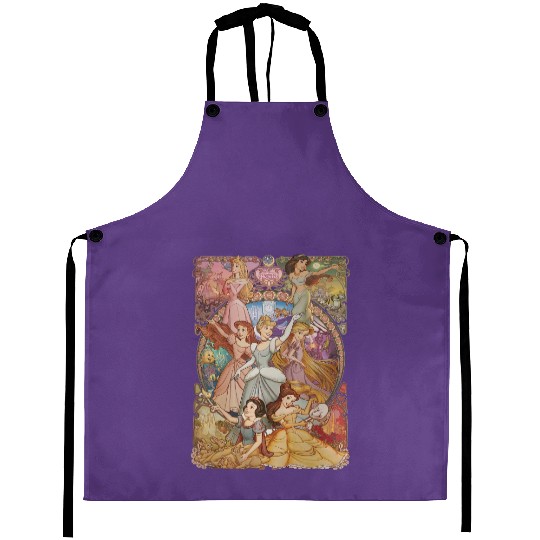 Retro Disney Princess Aprons, Princess Squad Aprons