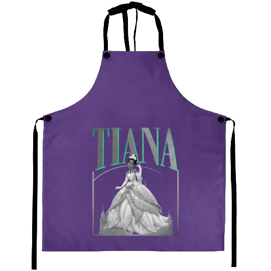Retro Tiana 90s Aprons, Disney princess Aprons
