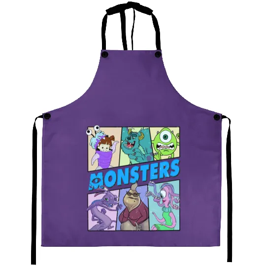 Disney Monsters Inc Aprons, Monster Inc Aprons, Monsters University Aprons