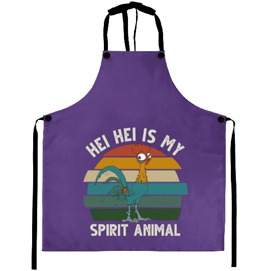 Hei Hei Is My Spirit Animal Aprons Vintage Retro Disney Moana Aprons