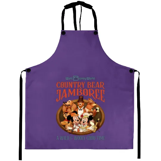 Disney Country Bear Jamboree Aprons, Mickey Country Bear Aprons