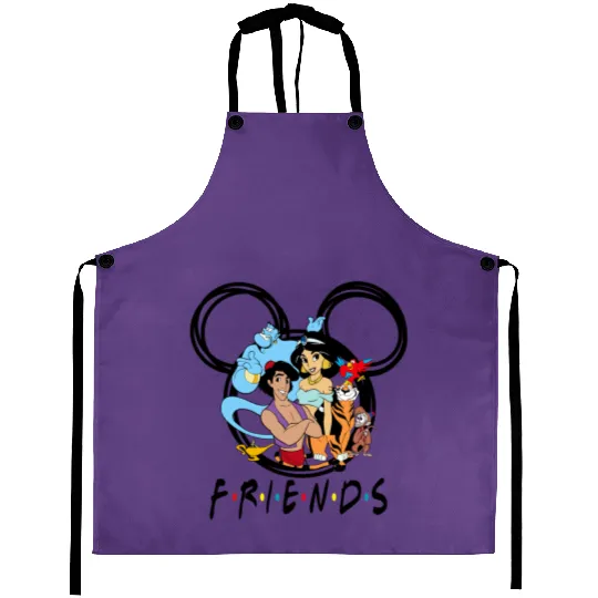 Aladdin Friends Aprons, Aladdin Aprons, Disney World Aprons, Disneyland Aprons