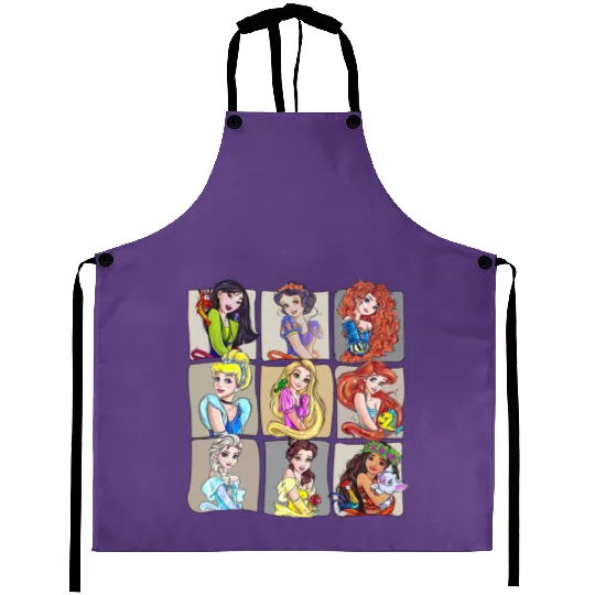 Disney Princess Aprons, Disneyworld Aprons, Disneyland Aprons