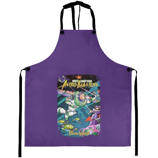 Vintage Buzz Lightyear Aprons, Retro Disney Aprons