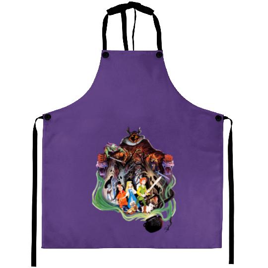Black Cauldron 1985 Aprons, Disney Princess Aprons