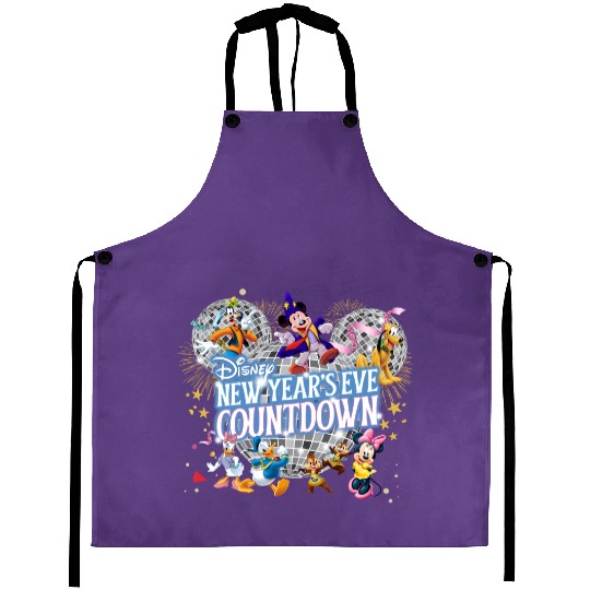 Disney New Years Aprons, Disney  Aprons, New Year's Eve Countdown Shir