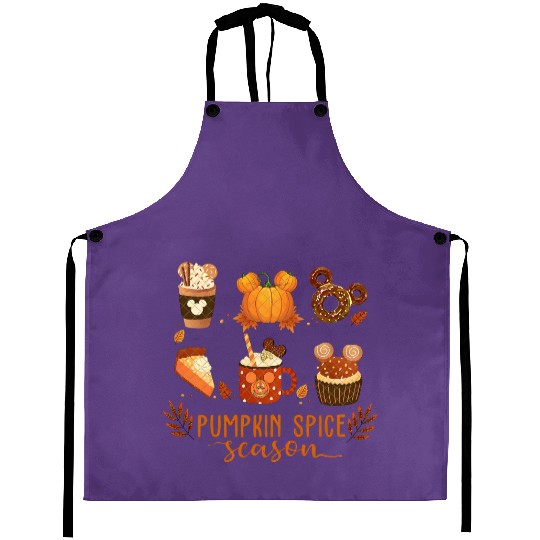 Disney Pumpkin Spice Aprons, Disney Fall