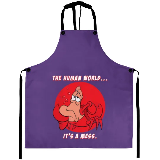Disney The Little Mermaid Aprons, Sebastian Crab The Human World