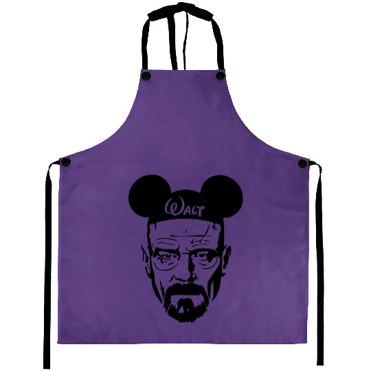Disney Aprons, Walter White Heisenberg Walt Aprons, Walt White Aprons
